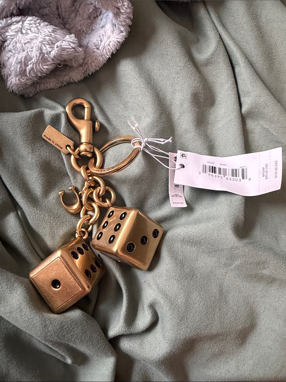 Coach Dice Bag Charm - Picture 5 of 5